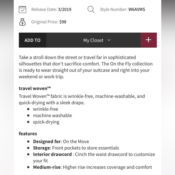 Lululemon On the Fly woven crop 23” size 4 - Picture 5 of 9
